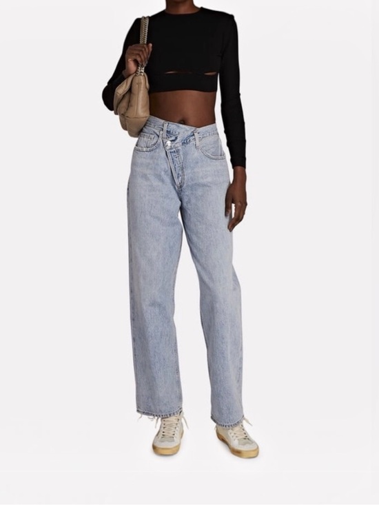 Agolde Denim - AGOLDE Criss Cross Upsized Jean Suburbia 23